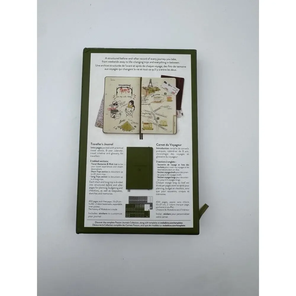 Moleskine Traveller’s Journal Green Notebook ￼